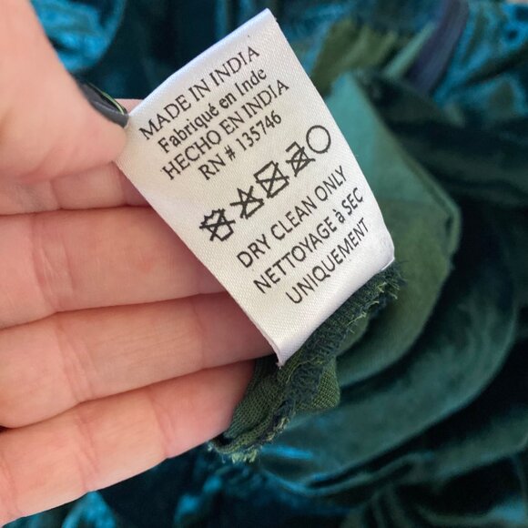 Samantha Pleet Velvet Jumpsuit Green St. Patrick's Day - Picture 6 of 10